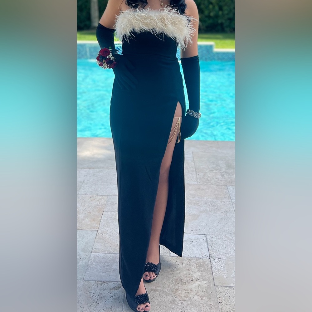 House of CB black dress